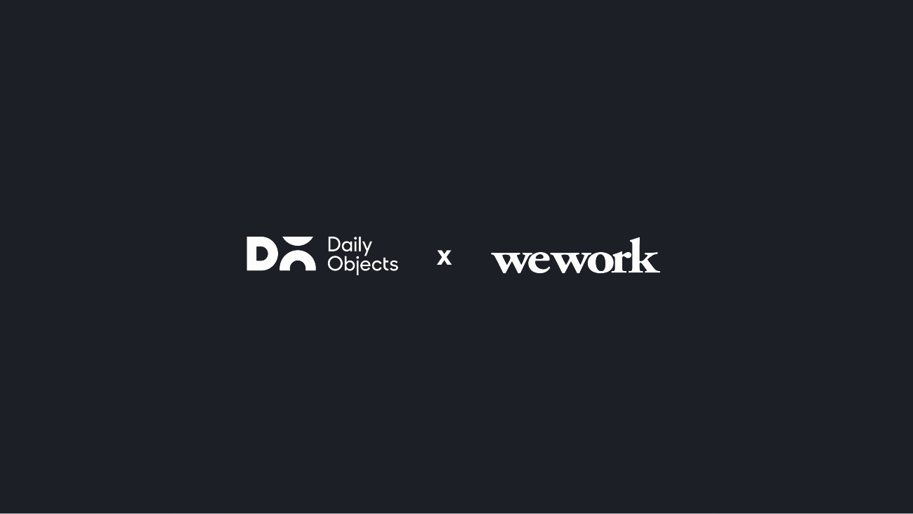 DailyObjects and WeWork pitch deck cover